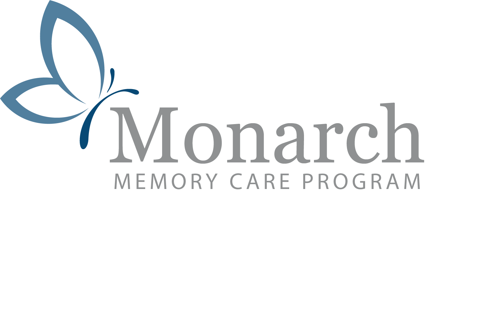MONARCH memory care logo butterfly